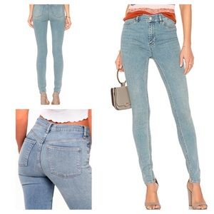 2/$50 FREE PEOPLE LONG AND LEAN HIGH RISE JEGGINGS